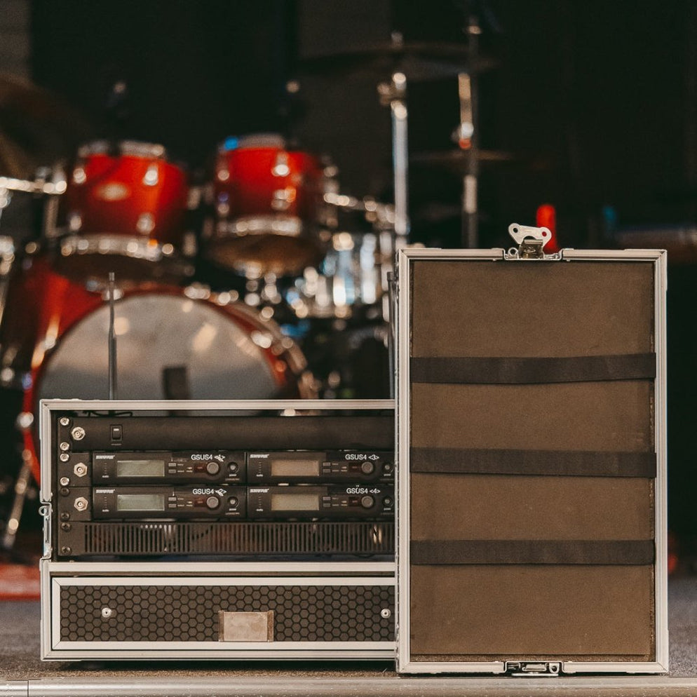 Titan AV | Wireless Microphone Rack Case | 4RU Rack, Drawer ...