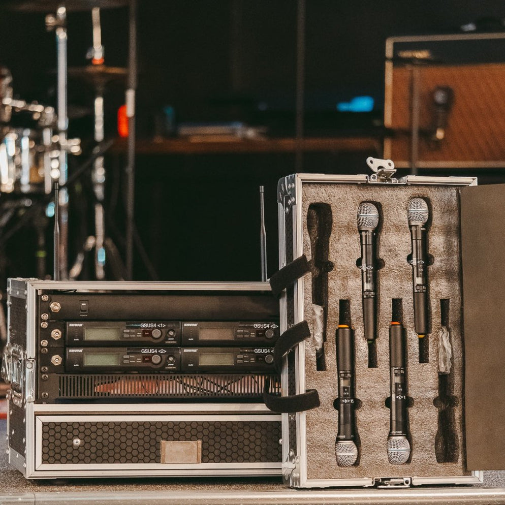 Titan AV | Wireless Microphone Rack Case | 4RU Rack, Drawer ...