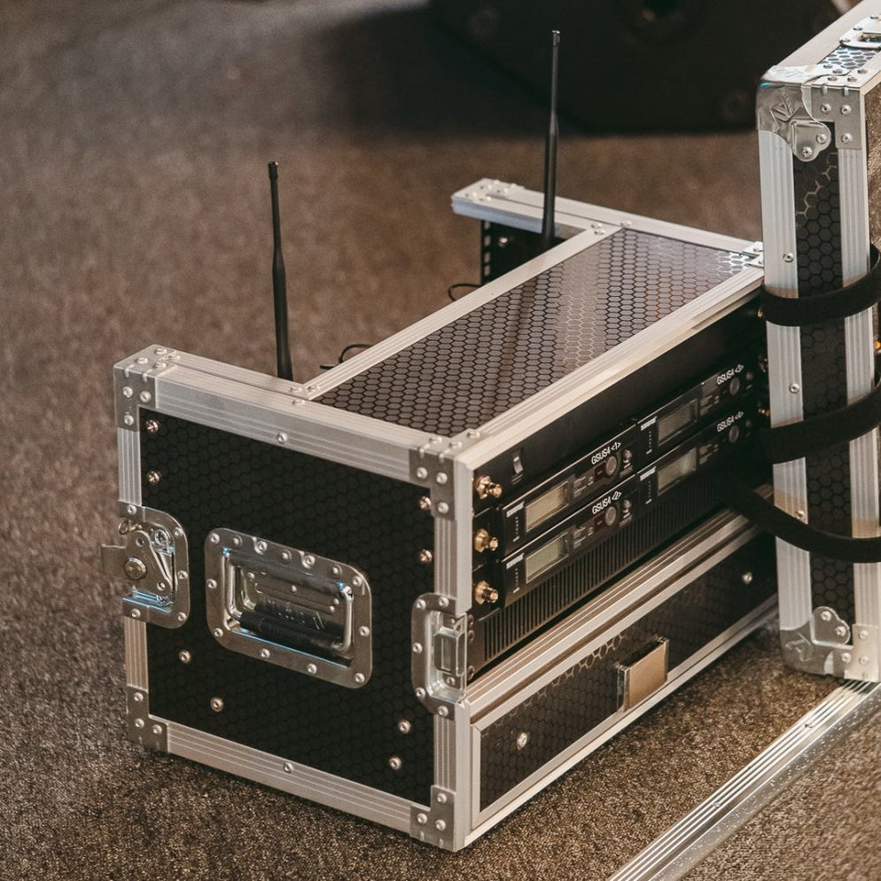 Titan AV | Wireless Microphone Rack Case | 4RU Rack, Drawer ...