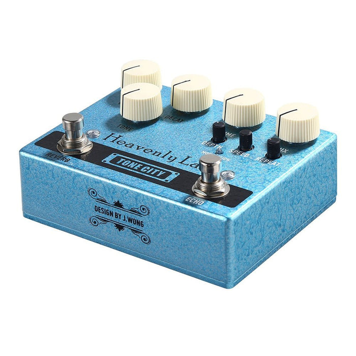Tone City | Heavenly Lake | Delay & Reverb 2 - in - 1 Pedal (TCA-T40) - Gsus4