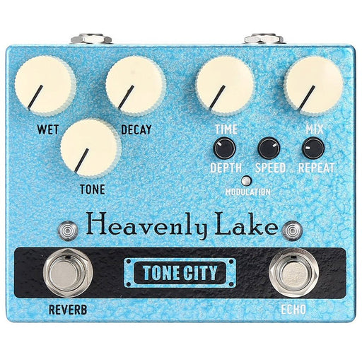 Tone City | Heavenly Lake | Delay & Reverb 2 - in - 1 Pedal (TCA-T40) - Gsus4