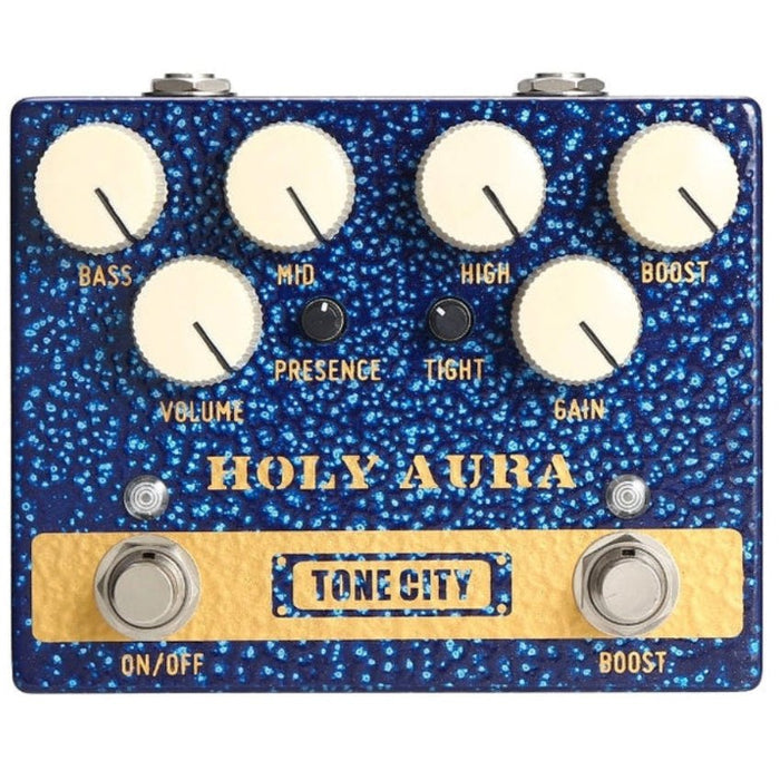 Tone City | Holy Aura | Distortion & Boost | American Voiced Amp - in - A - Box (TCA-T39) - Gsus4