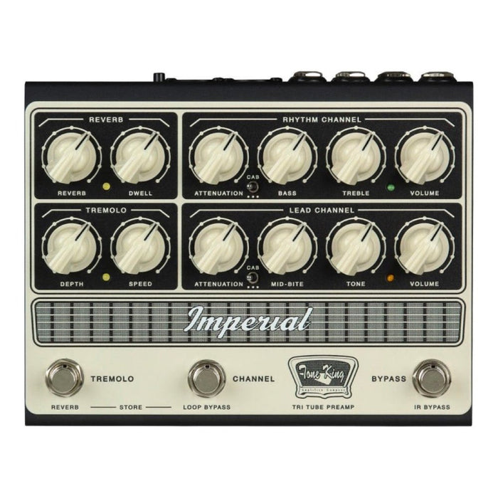Tone King | IMPERIAL | Tri - Tube 12AX7 Preamp, DI, IR & Cabinet Simulator (TK - IMPERIAL - PRE) - Gsus4