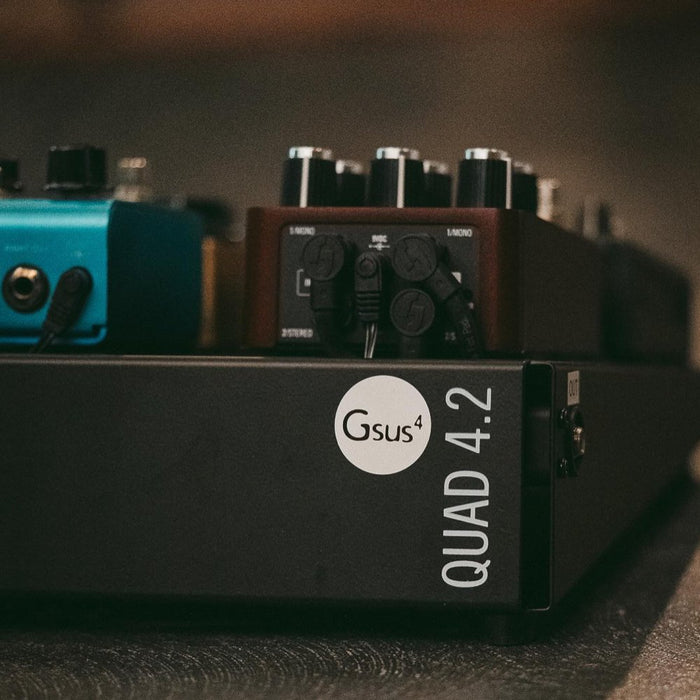 TourGear Designs | Flat Audio Patch Cable | TS Mono to TS Mono | S Shape (TGD CBL FP 3 S) - Gsus4