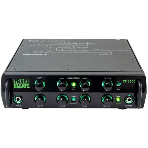 Trace Elliot TE Series Professional 1200-Watt Bass Amplifier Head (PVTE1200H) - Gsus4