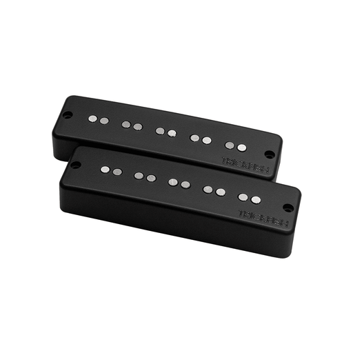 Trickfish Bass Pickup Set - 5SCP419 - 5-String Single Coil P4 Soapbar 19mm Spacing (700-TF-5SCP419) - Gsus4