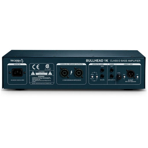 Trickfish | Bullhead 1K | 1,000W Class D Bass Amplifier Head | Mike Pope Designed Preamp (Trickfish-Bullhead-1K) - Gsus4