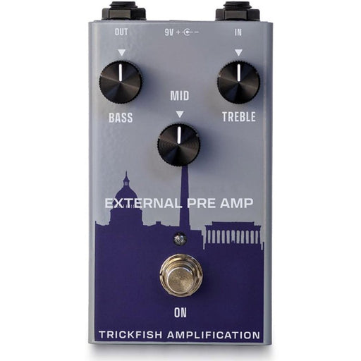 Trickfish | External Pre Amp (EPA) | Compact Bass Preamp & EQ | Based on the Trickfish IPA (Trickfish-External-PreAmp) - Gsus4