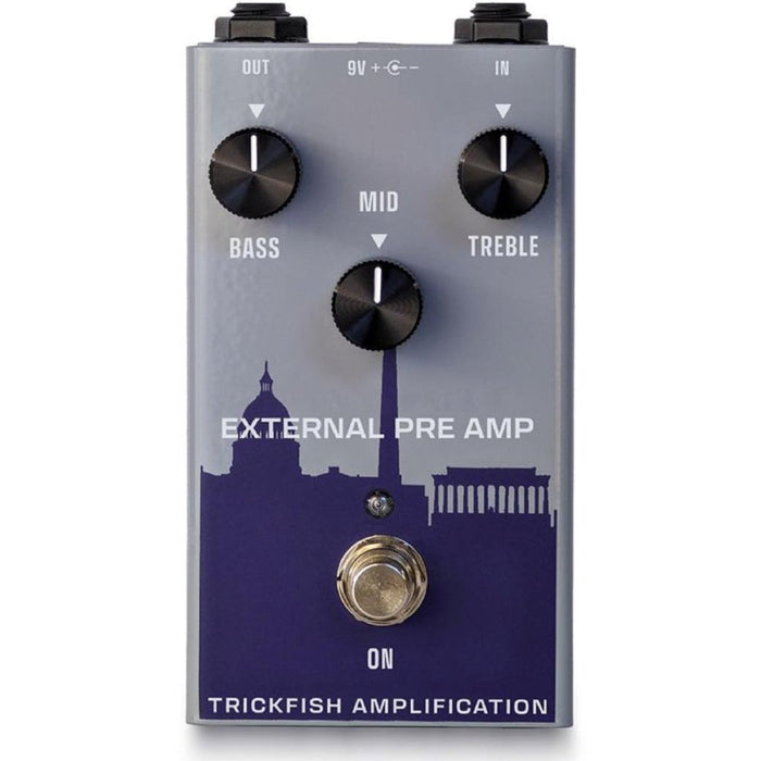 Trickfish | External Pre Amp (EPA) | Compact Bass Preamp & EQ | Based on the Trickfish IPA (Trickfish-External-PreAmp) - Gsus4