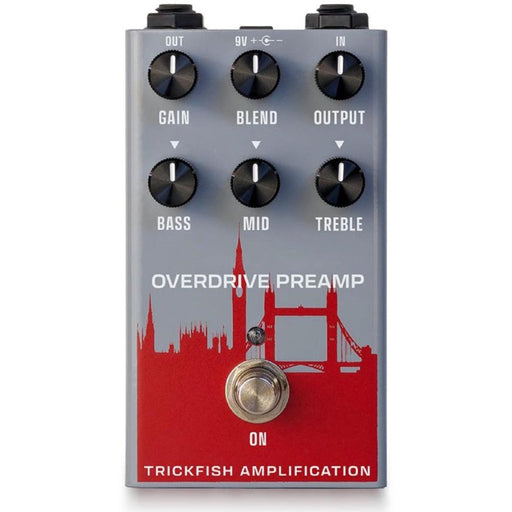 Trickfish | Overdrive Preamp | Bass Overdrive & Preamp | Compact Tone - Shaping Drive Pedal (Trickfish-Overdrive-Preamp) - Gsus4