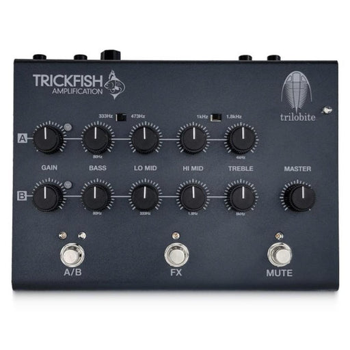 Trickfish | Trilobite | Dual Channel Bass Preamp & DI | w/ AB Switch, FX Loops & Bullhead EQ (Trickfish-TRILOBITE) - Gsus4