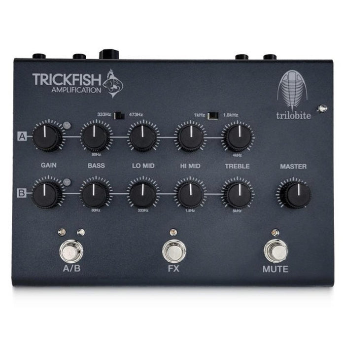 Trickfish | Trilobite | Dual Channel Bass Preamp & DI | w/ AB Switch, FX Loops & Bullhead EQ (Trickfish-TRILOBITE) - Gsus4