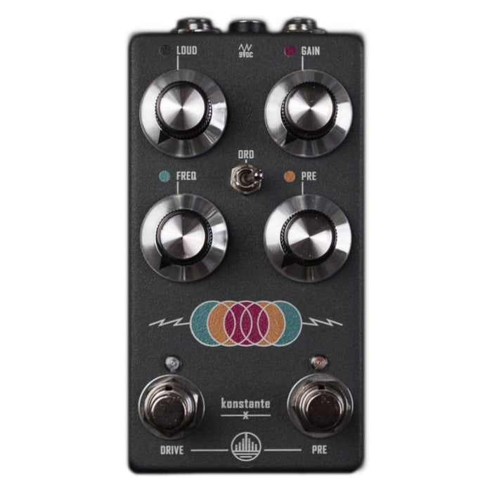 Twilight Pulse Audioworks | KONSTANTE | Transparent Overdrive + EP Boost | Black (Twilight - Konstante - Black) - Gsus4