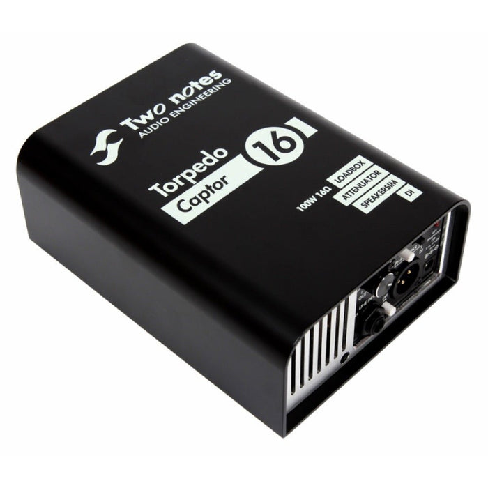Two Notes | Torpedo Captor 16 | 16 Ohms | Compact Loadbox, Attenuator & Amp DI (133002) - Gsus4