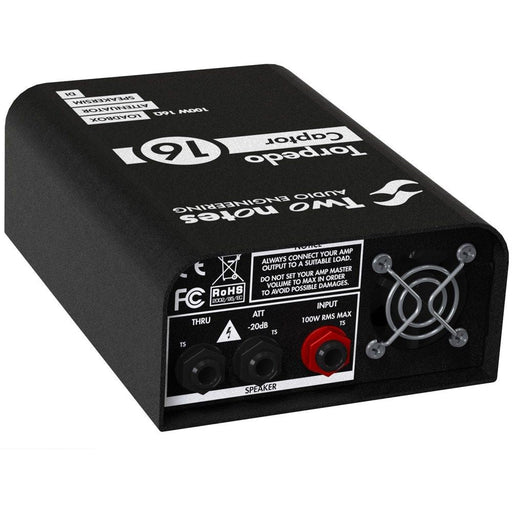 Two Notes | Torpedo Captor 16 | 16 Ohms | Compact Loadbox, Attenuator & Amp DI (133002) - Gsus4