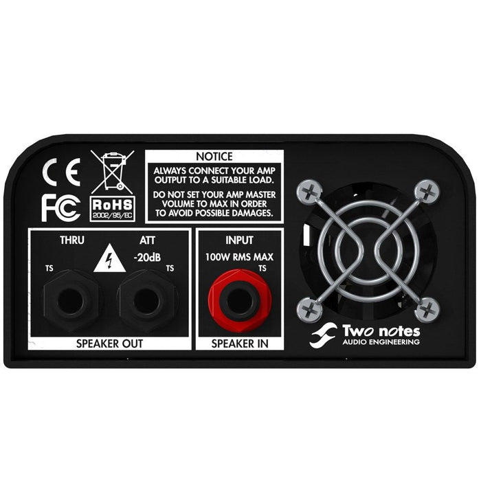 Two Notes | Torpedo Captor 8 | 8 Ohms | Compact Loadbox, Attenuator & Amp DI (133001) - Gsus4