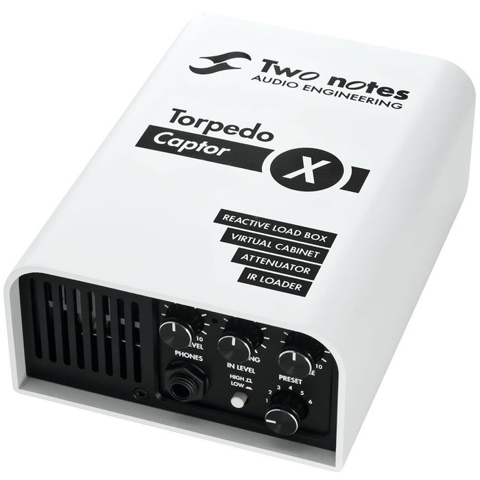 Two Notes | Torpedo Captor X | 16 Ohms | Reactive Load Box, Virtual Cab Attenuator & IR Loader (133004) - Gsus4