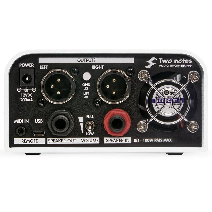 Two Notes | Torpedo Captor X | 8 Ohms | Reactive Load Box, Virtual Cab Attenuator & IR Loader (133003) - Gsus4