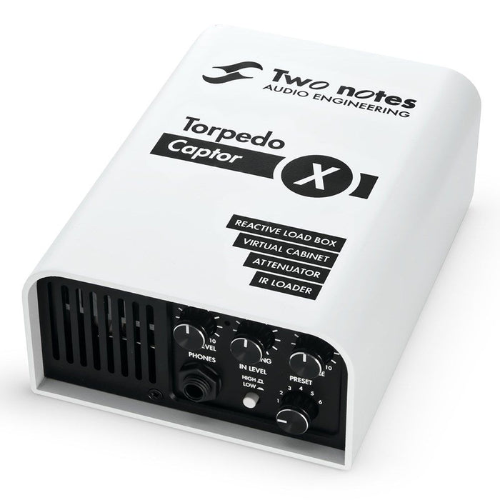 Two Notes | Torpedo Captor X | 8 Ohms | Reactive Load Box, Virtual Cab Attenuator & IR Loader (133003) - Gsus4