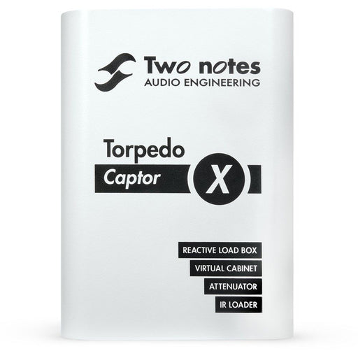 Two Notes | Torpedo Captor X | 8 Ohms | Reactive Load Box, Virtual Cab Attenuator & IR Loader (133003) - Gsus4