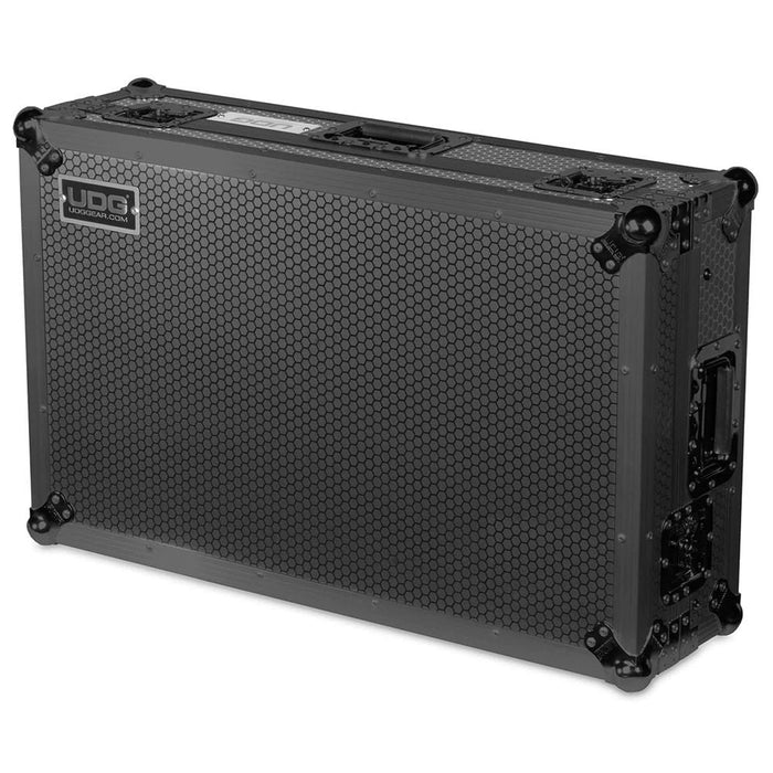 UDG Ultimat Flight Case for Pioneer DDJ - REV7 w/ Laptop Shelf & Wheels (Black) (63/F - U91078BL) - Gsus4