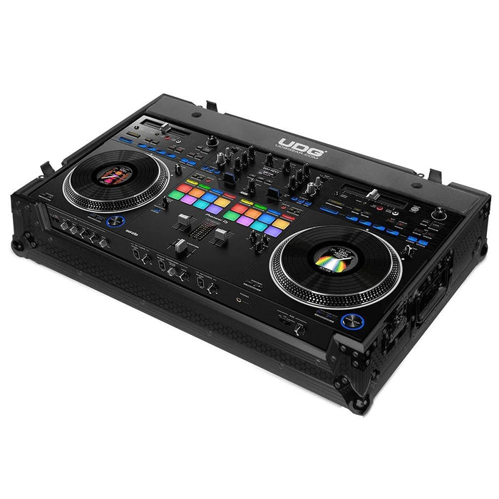 UDG Ultimat Flight Case for Pioneer DDJ - REV7 w/ Laptop Shelf & Wheels (Black) (63/F - U91078BL) - Gsus4