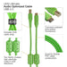 UDG Ultimate Audio Cable USB 2.0 C - B (Green) Straight 1.5m (63/C - U96001GR) - Gsus4