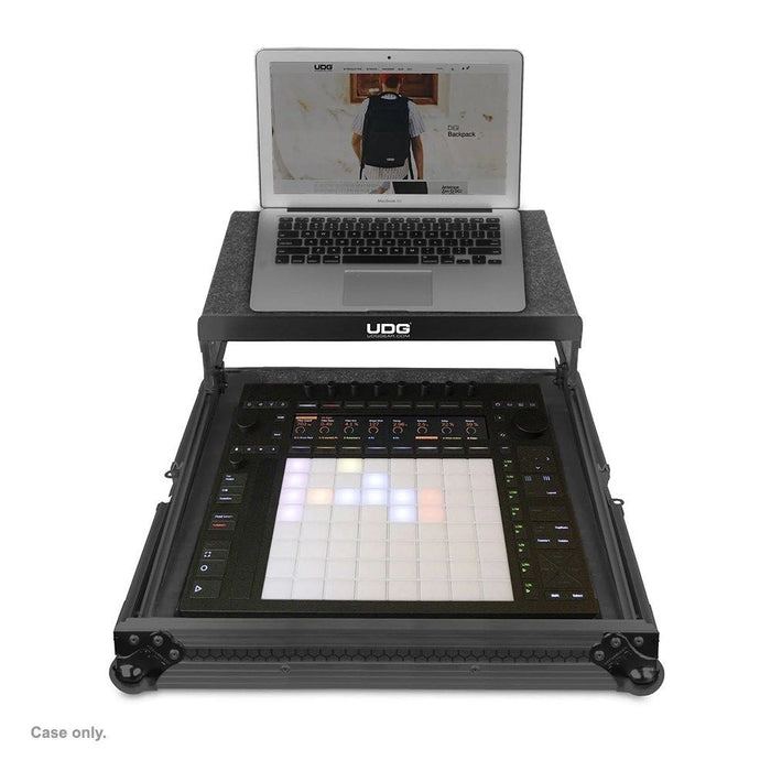 UDG Ultimate Flight Case Ableton Push 3 (Black) w/ Laptop Shelf (63/F - U91091BL) - Gsus4