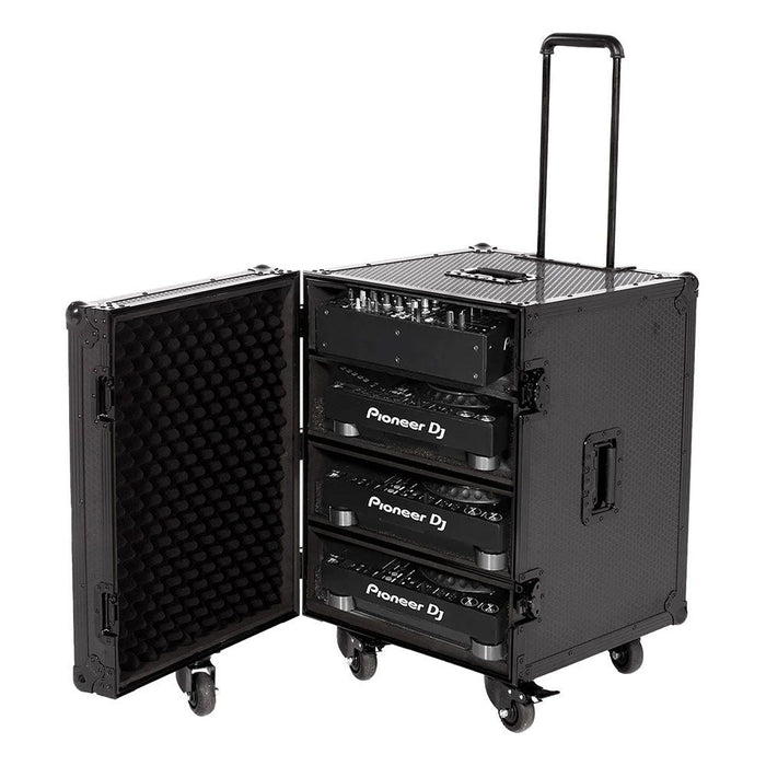 UDG Ultimate Flight Case for 4 CDJ/Mixer w/ Wheels (Black) (63/F - U91101BL) - Gsus4