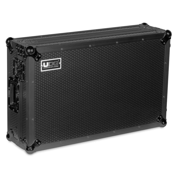 UDG Ultimate Flight Case for Pioneer DDJREV7 Black Plus w/ Laptop Shelf & Wheels (63/F - U91077BL) - Gsus4