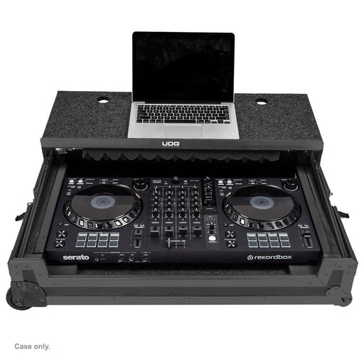 UDG Ultimate Flight Case Multi Format XXL Plus w/ Trolley, Wheels & Laptop Shelf (Black) (63/F - U91054BL) - Gsus4