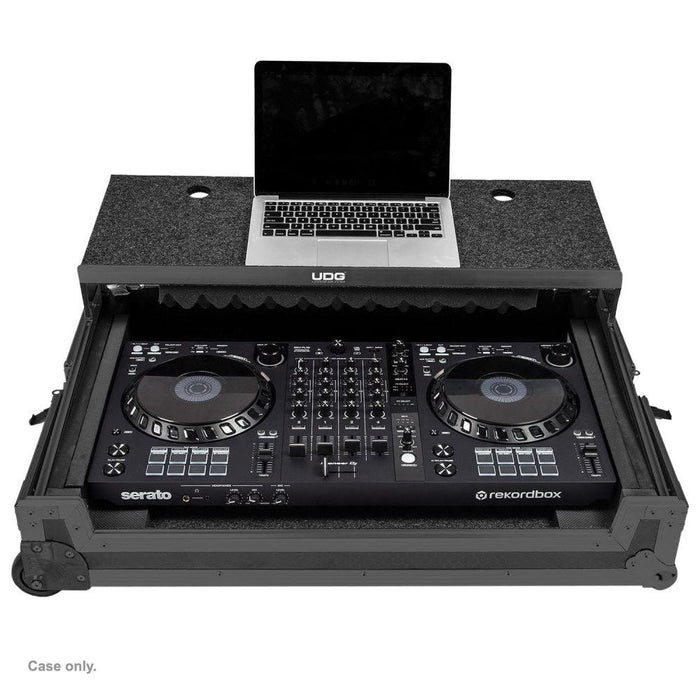 UDG Ultimate Flight Case Multi Format XXL Plus w/ Trolley, Wheels & Laptop Shelf (Black) (63/F - U91054BL) - Gsus4