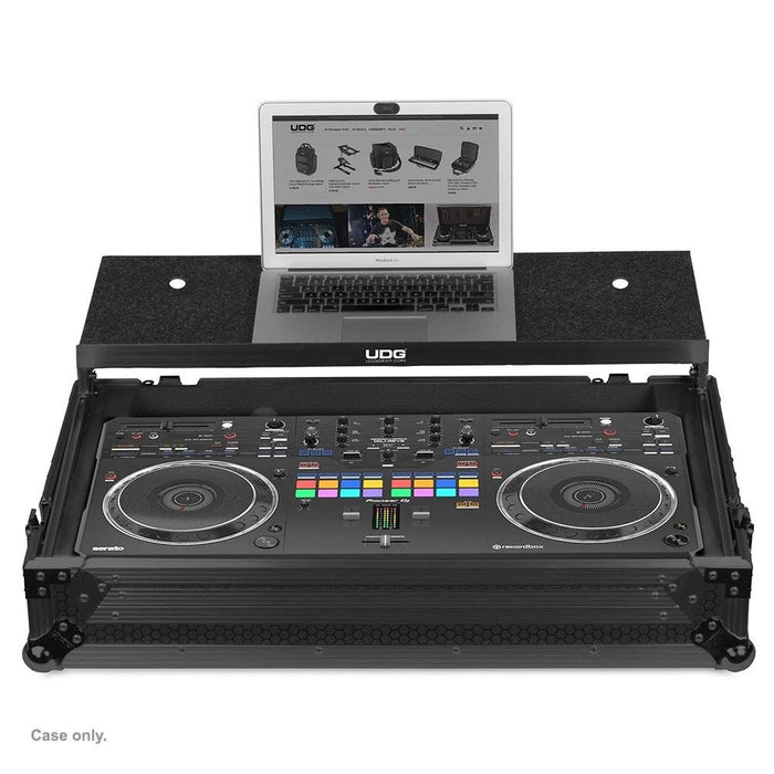 UDG Ultimate Flight Case Pioneer DDJ - REV5 (Black) w/ Laptop Shelf (63/F - U91096BL) - Gsus4