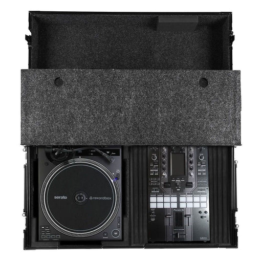 UDG Ultimate Flight Case Turntable Battle PLX - CRSS12 & 10"/12" Mixer w/Wheels (Black) (63/F - U91100BL) - Gsus4