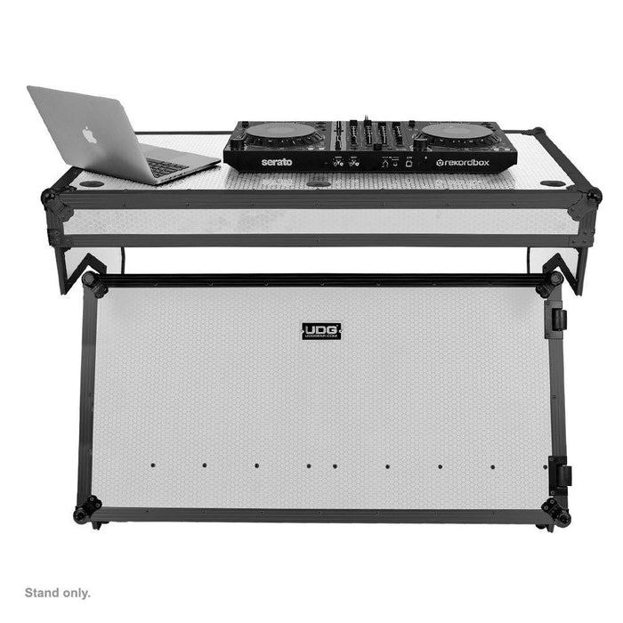 UDG Ultimate Portable Z - Style DJ Table Plus w/ Wheels (White) (63/F - U91072WH) - Gsus4