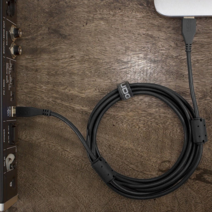 UDG Ultimate U95001 USB2 Cable A - B Black Straight 1m (63/C - U95001BL) - Gsus4