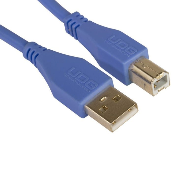 UDG Ultimate U95001 USB2 Cable A - B Blue Straight 1m (63/C - U95001LB) - Gsus4