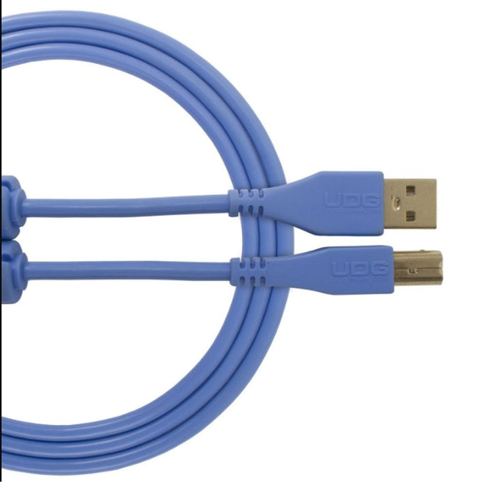 UDG Ultimate U95001 USB2 Cable A - B Blue Straight 1m (63/C - U95001LB) - Gsus4