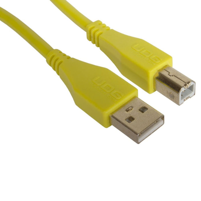UDG Ultimate U95001 USB2 Cable A - B Yellow Straight 1m (63/C - U95001YL) - Gsus4