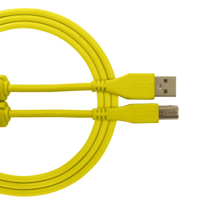 UDG Ultimate U95001 USB2 Cable A - B Yellow Straight 1m (63/C - U95001YL) - Gsus4