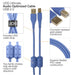 UDG Ultimate U95002 USB2 Cable A - B Blue Straight 2m (63/C - U95002LB) - Gsus4