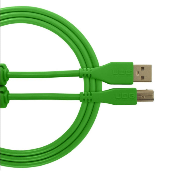 UDG Ultimate U95002 USB2 Cable A - B Green Straight 2m (63/C - U95002GR) - Gsus4