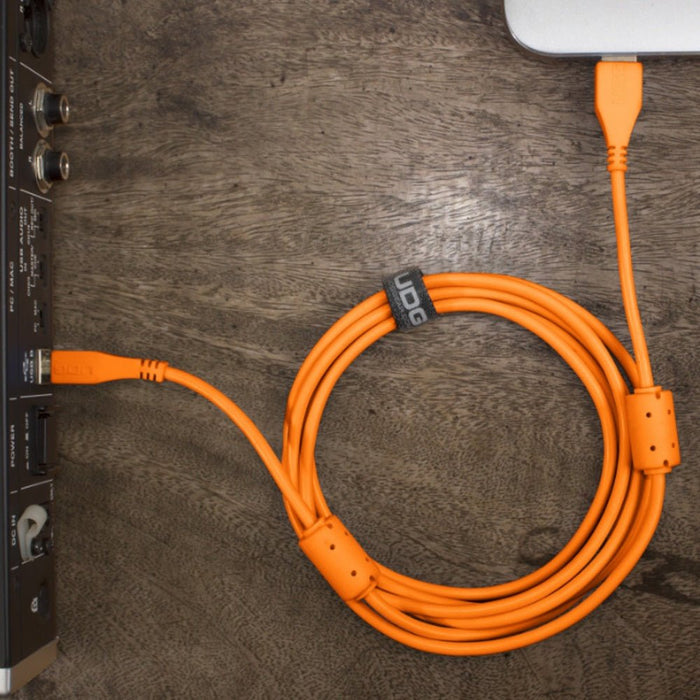 UDG Ultimate U95002 USB2 Cable A - B Orange Straight 2m (63/C - U95002OR) - Gsus4