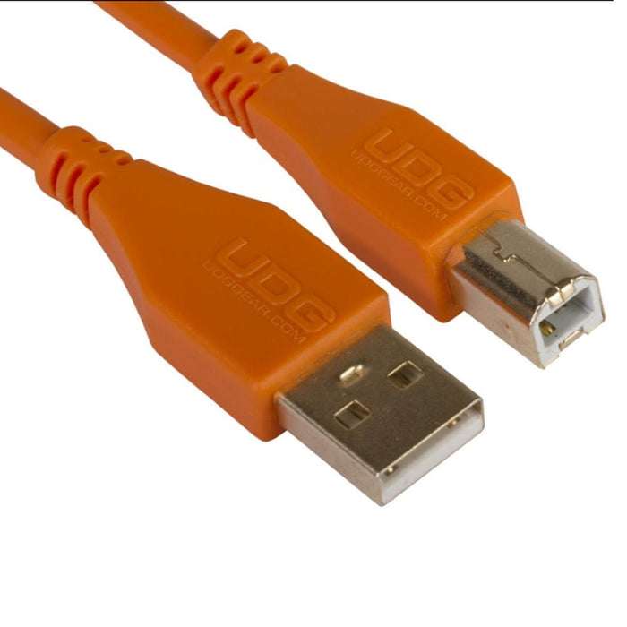 UDG Ultimate U95002 USB2 Cable A - B Orange Straight 2m (63/C - U95002OR) - Gsus4