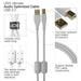 UDG Ultimate U95002 USB2 Cable A - B White Straight 2m (63/C - U95002WH) - Gsus4