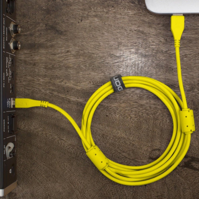UDG Ultimate U95002 USB2 Cable A - B Yellow Straight 2m (63/C - U95002YL) - Gsus4
