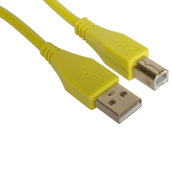 UDG Ultimate U95002 USB2 Cable A - B Yellow Straight 2m (63/C - U95002YL) - Gsus4