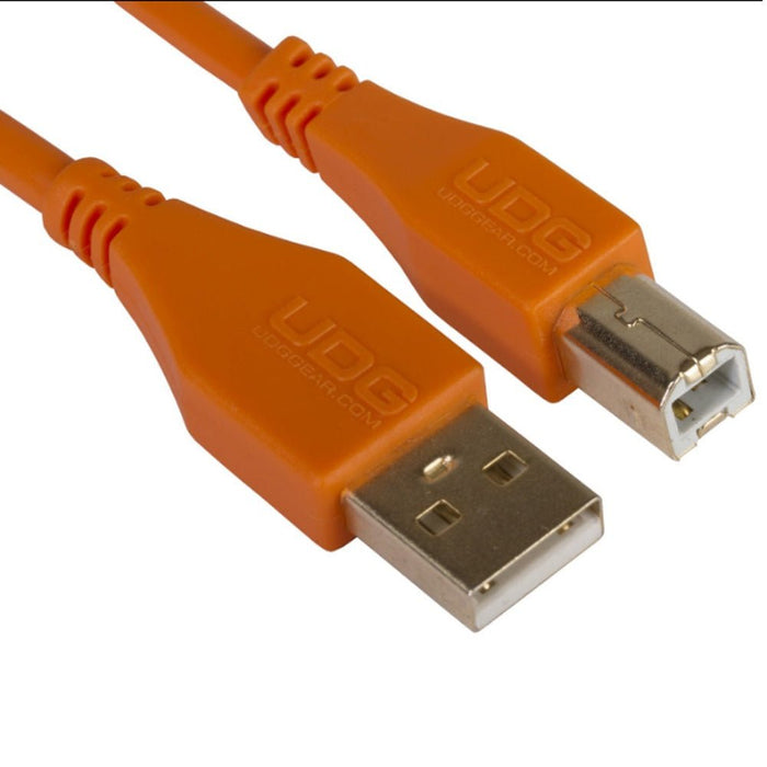 UDG Ultimate U95003 USB2 Cable A - B Orange Straight 3m (63/C - U95003OR) - Gsus4