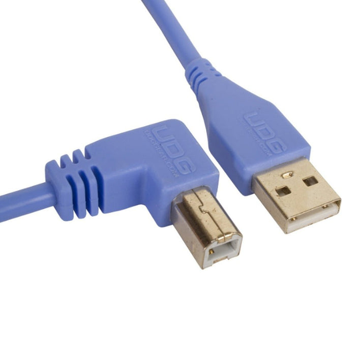 UDG Ultimate U95004 USB2 Cable A - B Blue Angled 1m (63/C - U95004LB) - Gsus4