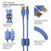UDG Ultimate U95004 USB2 Cable A - B Blue Angled 1m (63/C - U95004LB) - Gsus4